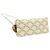 Céline Clutch com corrente Celine Triomphe em tela revestida branca Branco - vista 10