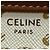Céline Clutch com corrente Celine Triomphe em tela revestida branca Branco - vista 4