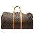 Louis Vuitton Brown Monogram Keepall 55 Marrone