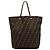 Borsa Tote Fendi in tela Zucca marrone