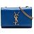 Saint Laurent Blue Small Grain De Poudre Monogram Kate Crossbody