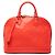 Louis Vuitton Orange Monogram Vernis Alma PM Arancione
