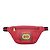 Borsa cintura Gucci Red Small in pelle di vitello grana grossa con logo Web Rosso