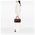 Céline Borsa Boston Celine in tela rivestita Macadam marrone - vista 8