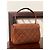 Mini borsa in pelle matelassé Chanel Rare Marrone - vista 3
