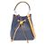 Néonoé Borsa Louis Vuitton NeoNoe BB Arancione Blu navy