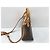 Borsa a tracolla Louis Vuitton Monogram V Tote BB Marrone - vista 4
