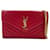Sac à épaule Yves Saint Laurent Cassandra Rouge  - vue 1