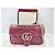 Borsa a tracolla Gucci GG Marmont Rosso Bordò - vista 12