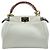 Borsa a mano Fendi Peekaboo Mini in White Bianco