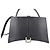 Borsa a tracolla Balenciaga Hourglass in nero