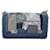 Borsa a tracolla Chanel Boy Medium in blu - vista 3