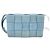 Borsa a tracolla Bottega Veneta Cassette - Blue - vista 2
