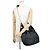 Borsa a tracolla Loewe Squeeze Medium Melona Palam Nero - vista 5