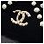 Chanel Black Velour Chain Wallet - view 11