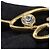 Collana di strass Chanel I LOVE COCO D'oro - vista 7