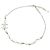Collana Chanel in strass argento