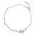Collana Chanel in strass argento - vista 3