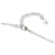 Collana Chanel in strass argento - vista 5