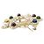 Spilla a cuore Chanel con strass e pietre colorate D'oro - vista 2