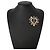 Spilla a cuore Chanel con strass e pietre colorate D'oro - vista 4
