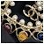 Spilla a cuore Chanel con strass e pietre colorate D'oro - vista 7