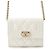 Portafoglio con catena Chanel Matelassé White Bianco