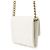 Portafoglio con catena Chanel Matelassé White Bianco - vista 2