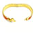 Hermès Bracelete Hermes Clic Clac PM em Orange Laranja  - vista 2