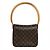 Borsa a mano Louis Vuitton Looping MM Marrone