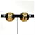 Orecchini a clip Chanel Coco Mark Circle D'oro  - vista 3