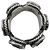 Anello GUCCI Interlocking G con cristalli Swarovski Argento - vista 4