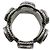 Anello GUCCI Interlocking G con cristalli Swarovski Argento - vista 5