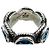 Anello GUCCI Interlocking G con cristalli Swarovski Argento - vista 7