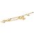 Bracciale con ciondoli in oro Louis Vuitton D'oro - vista 2