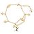 Bracciale con ciondoli in oro Louis Vuitton D'oro - vista 3