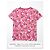 T-shirt Moschino Teddy Bear e Logo Rosa Branco - vista 2