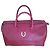 Christian Dior Monogram Duffle Bag Red