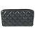 Cartera larga Chanel Matelasse de piel negra Negro - vista 2