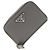 Prada Gray Leather Coin Purse Brown