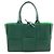 Borsa Tote Arco Piccola Bottega Veneta Verde - vista 3