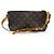 Louis Vuitton Trotteur Schultertasche Braun