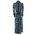 Diane Von Furstenberg Joshua Maxikleid mit Blumenprint aus blauem Polyester