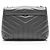 Borsa a tracolla Small LouLou in pelle di vitello matelassé con monogramma Saint Laurent Grigio - vista 3