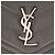Borsa a tracolla Small LouLou in pelle di vitello matelassé con monogramma Saint Laurent Grigio - vista 9