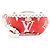 Bumbag Marsupio Louis Vuitton Giant Monogram Canvas Rosso