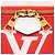 Bumbag Marsupio Louis Vuitton Giant Monogram Canvas Rosso - vista 9