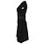 Vestido bandage largo hasta la rodilla Michael Michael Kors en viscosa negra Negro - vista 2