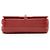 Gabrielle Borsa Mini Flap Statement in vitello Chevron Chanel Rosso - vista 4