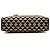 Prada Tote Large in Jacquard Symbole Marrone Beige - vista 4